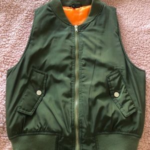 Want and Need: Dark Green Fall/Winter Vest
